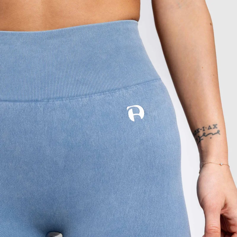 Női leggings Iron Aesthetics Faded, washed blue-3