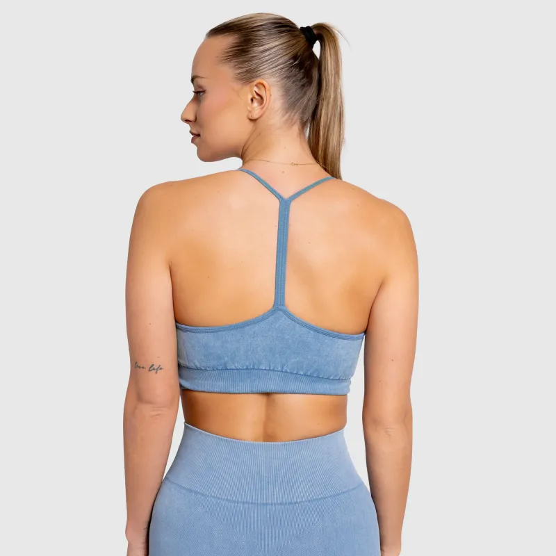 Női melltartó Iron Aesthetics Faded, washed blue-6