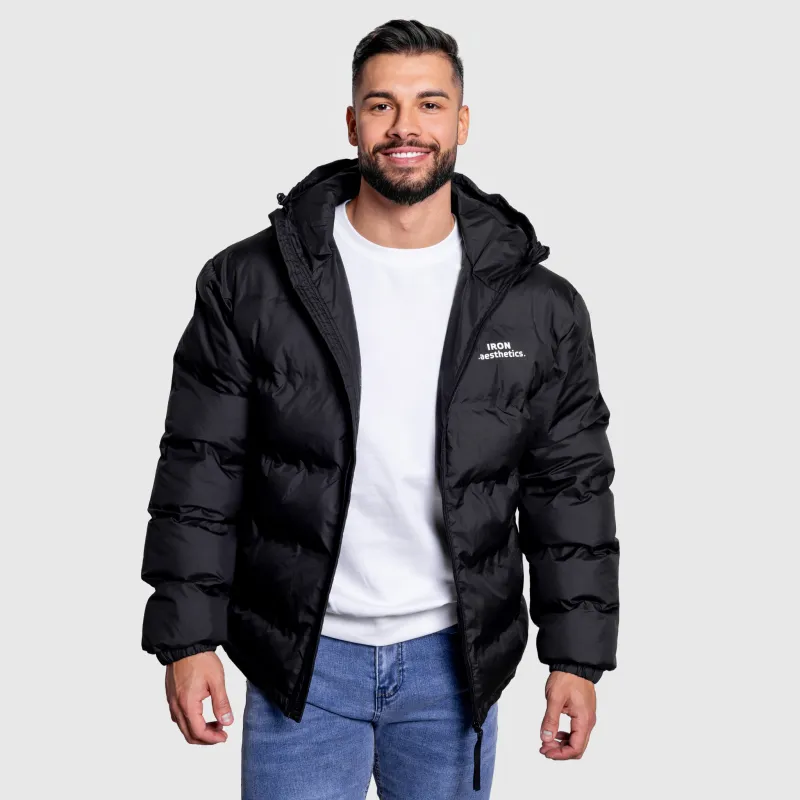 Férfi dzseki Iron Aesthetics Zenit Puffer, fekete-3