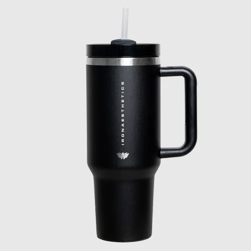 Rozsdamentes thermo pohár Iron Aesthetics City Tumbler 1200 ml, fekete