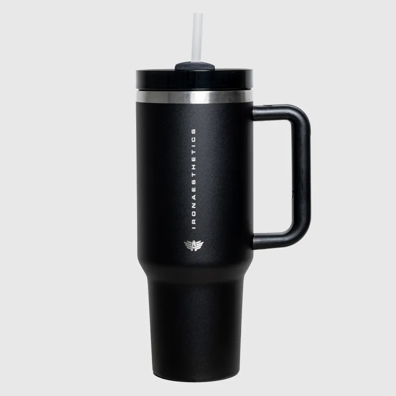 Rozsdamentes thermo pohár Iron Aesthetics City Tumbler 1200 ml, fekete-1