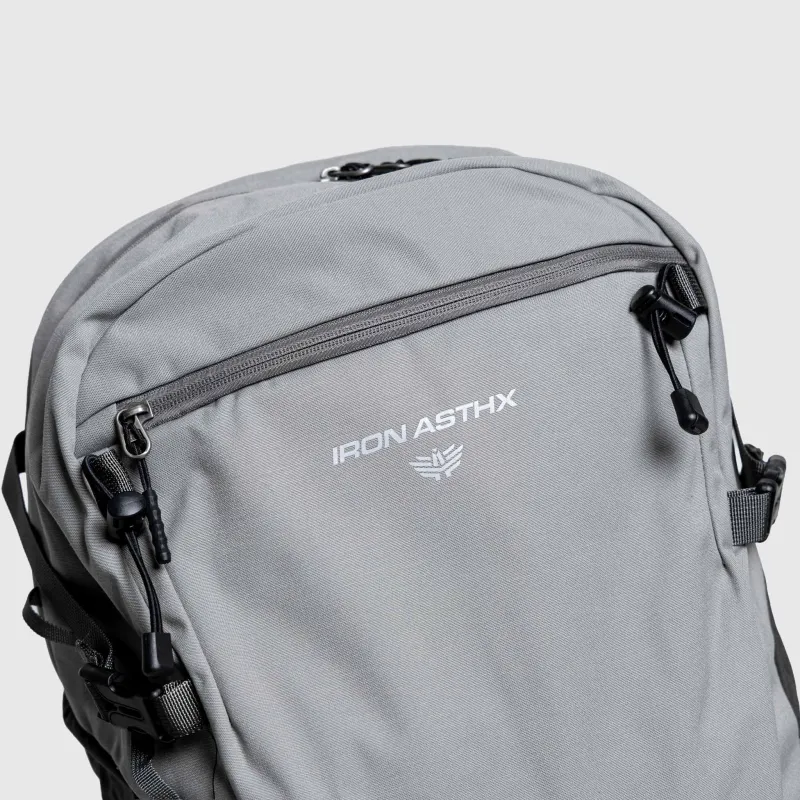 Hátizsák Iron Aesthetics Hiker, szürke-7