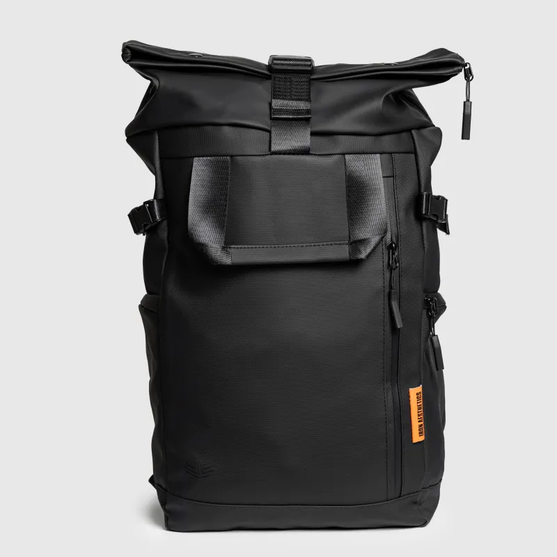 Rolltop hátizsák Iron Aesthetics Urban Pro, fekete-3