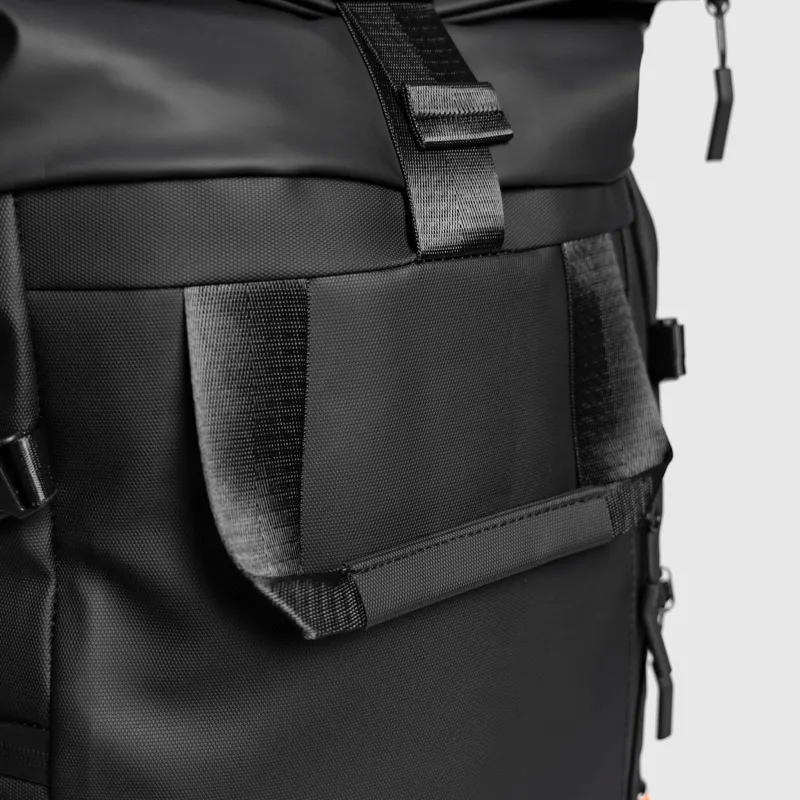 Rolltop hátizsák Iron Aesthetics Urban Pro, fekete-8