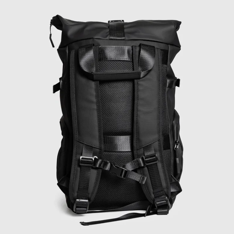Rolltop hátizsák Iron Aesthetics Urban Pro, fekete-2