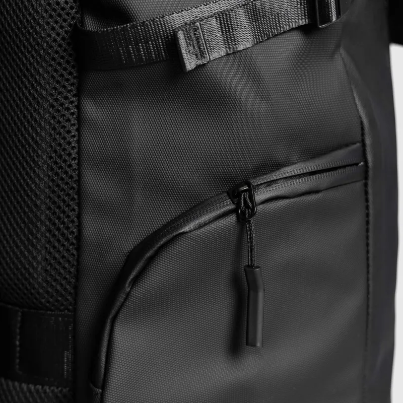 Rolltop hátizsák Iron Aesthetics Urban Pro, fekete-15