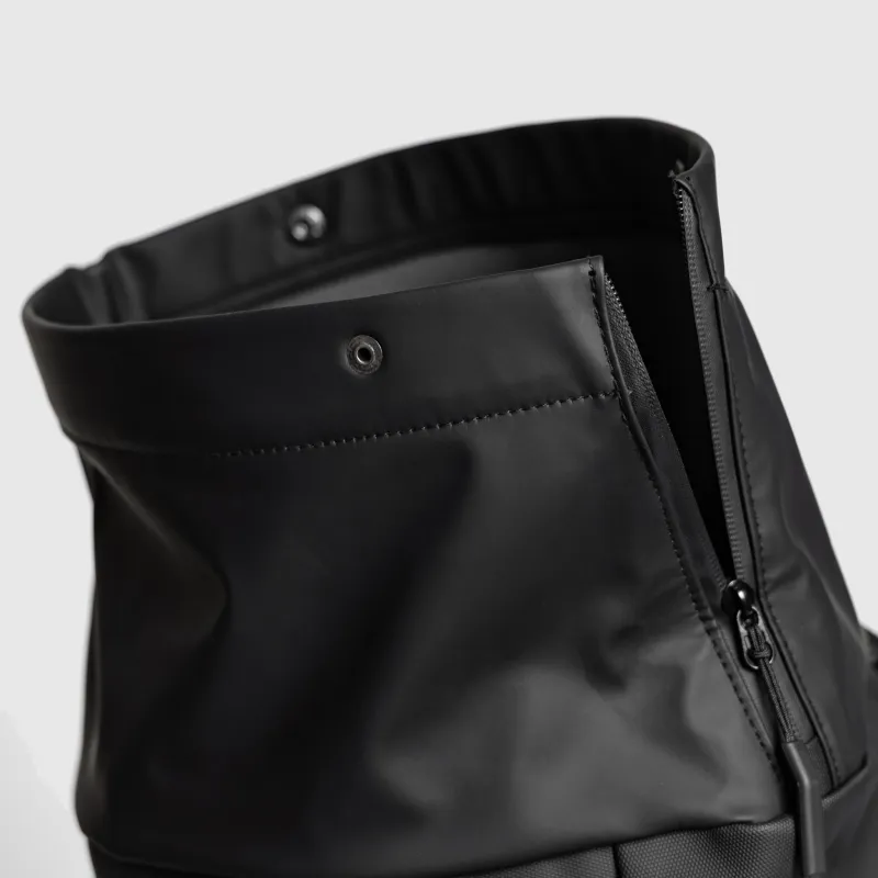 Rolltop hátizsák Iron Aesthetics Urban Pro, fekete-16