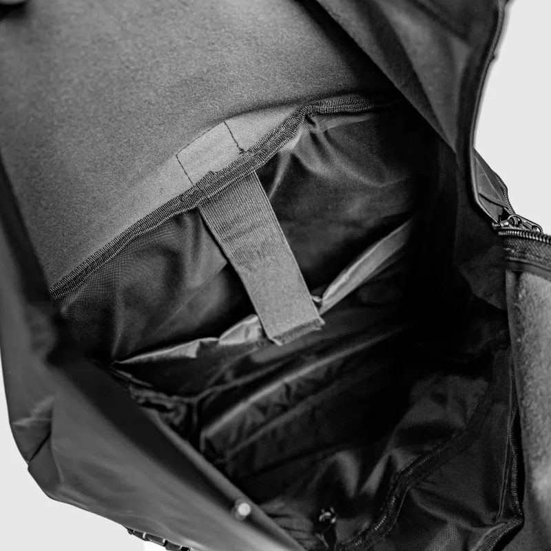 Rolltop hátizsák Iron Aesthetics Urban Pro, fekete-17