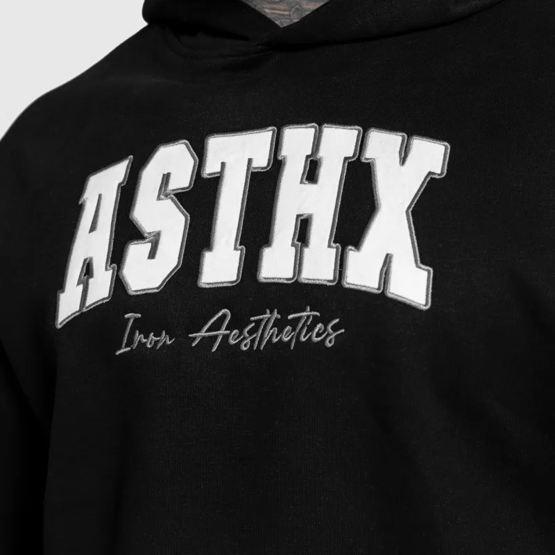 Oversized pulcsi Iron Aesthetics ASTHX, fekete-4