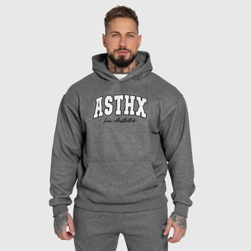 Oversized pulcsi Iron Aesthetics ASTHX, szürke-3