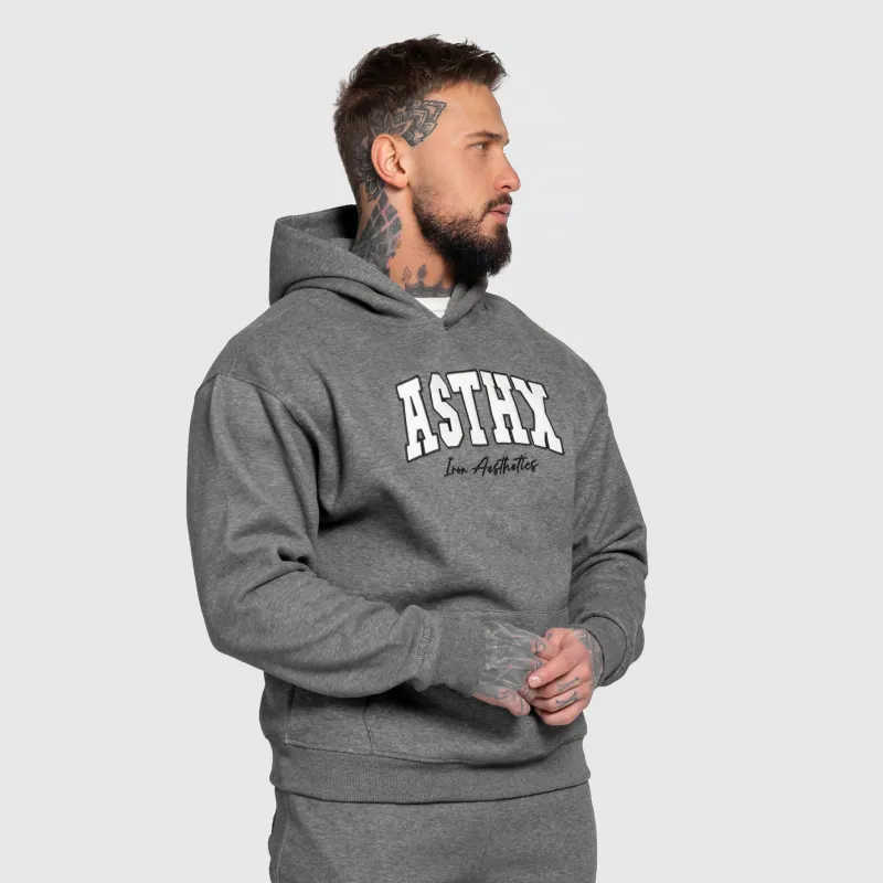 Oversized pulcsi Iron Aesthetics ASTHX, szürke-10