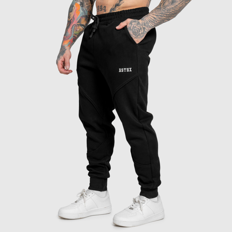 Férfi melegítőnadrág Iron Aesthetics ASTHX, fekete · záber 7