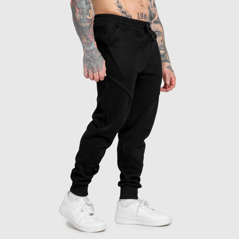 Férfi melegítőnadrág Iron Aesthetics ASTHX, fekete · záber 9
