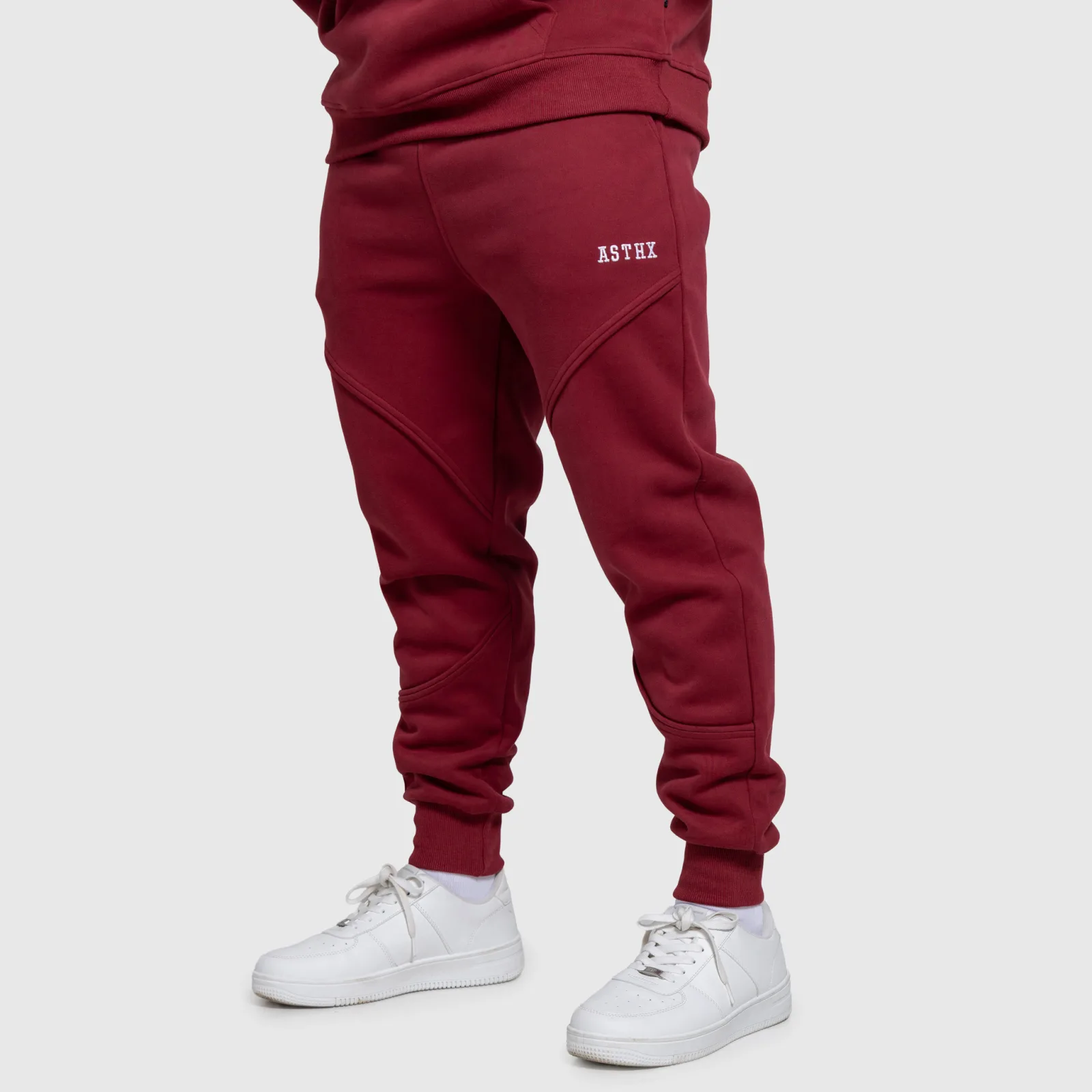 Férfi melegítőnadrág Iron Aesthetics ASTHX, bordó-1