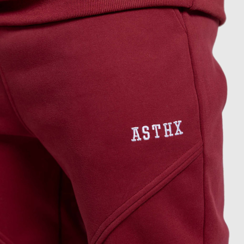 Férfi melegítőnadrág Iron Aesthetics ASTHX, bordó · záber 6