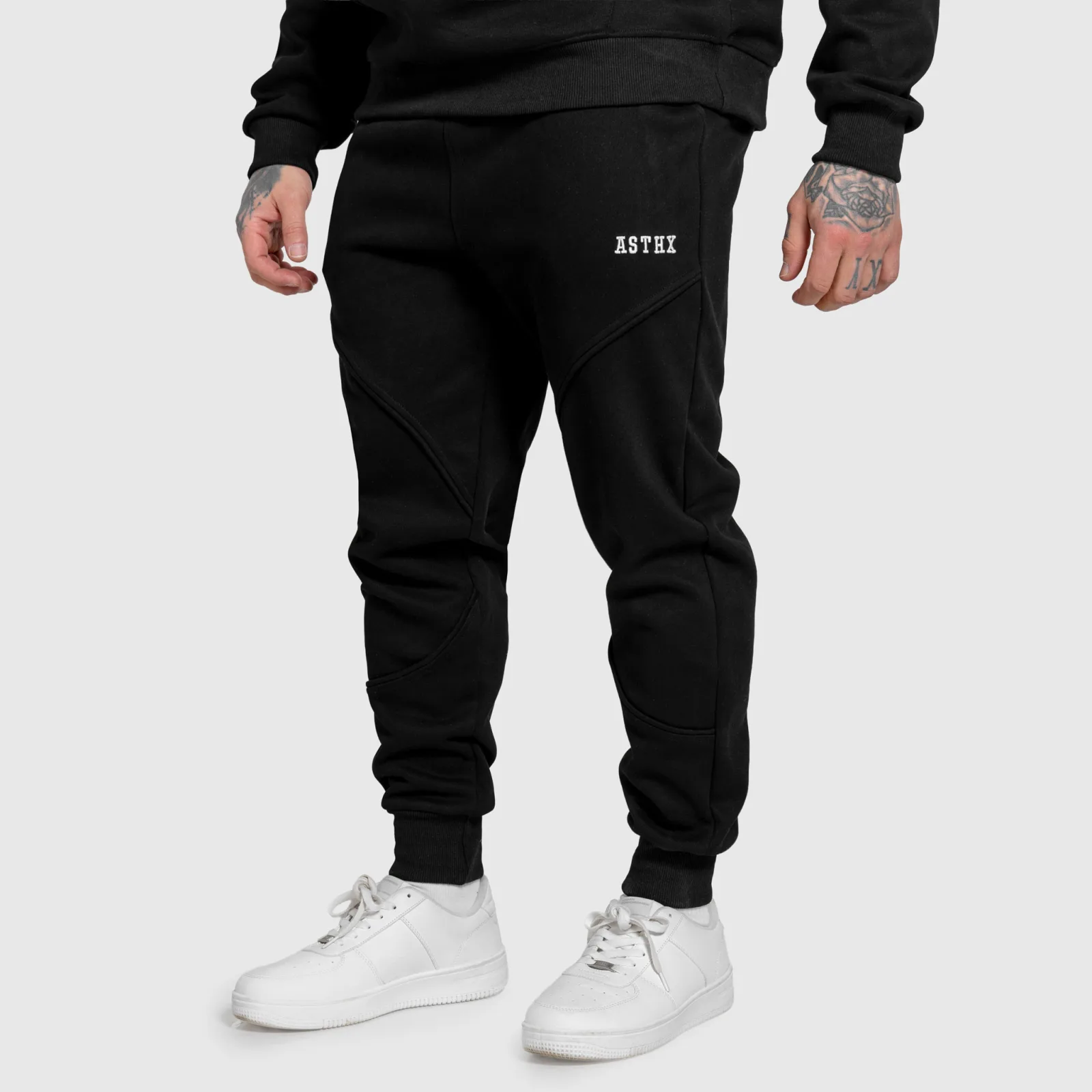 Férfi melegítőnadrág Iron Aesthetics ASTHX, fekete-1