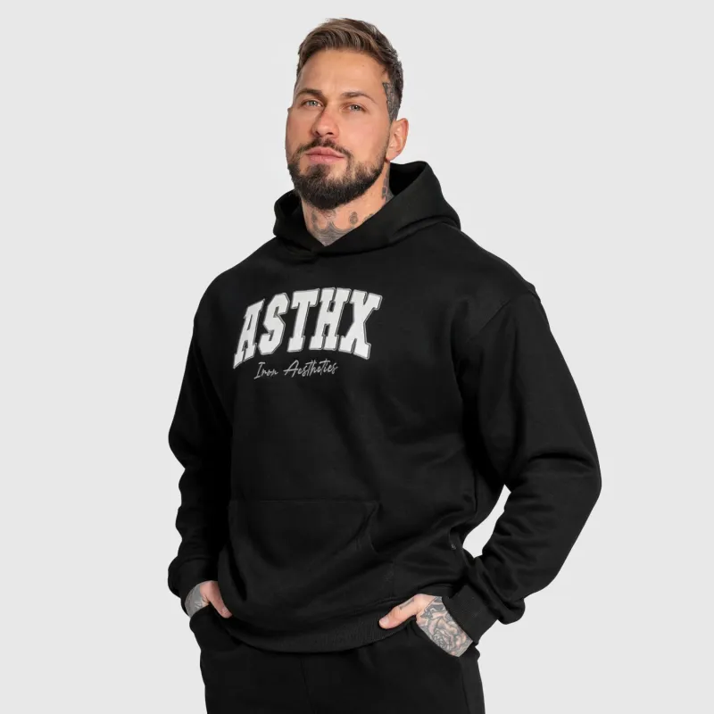 Oversized pulcsi Iron Aesthetics ASTHX, fekete-1