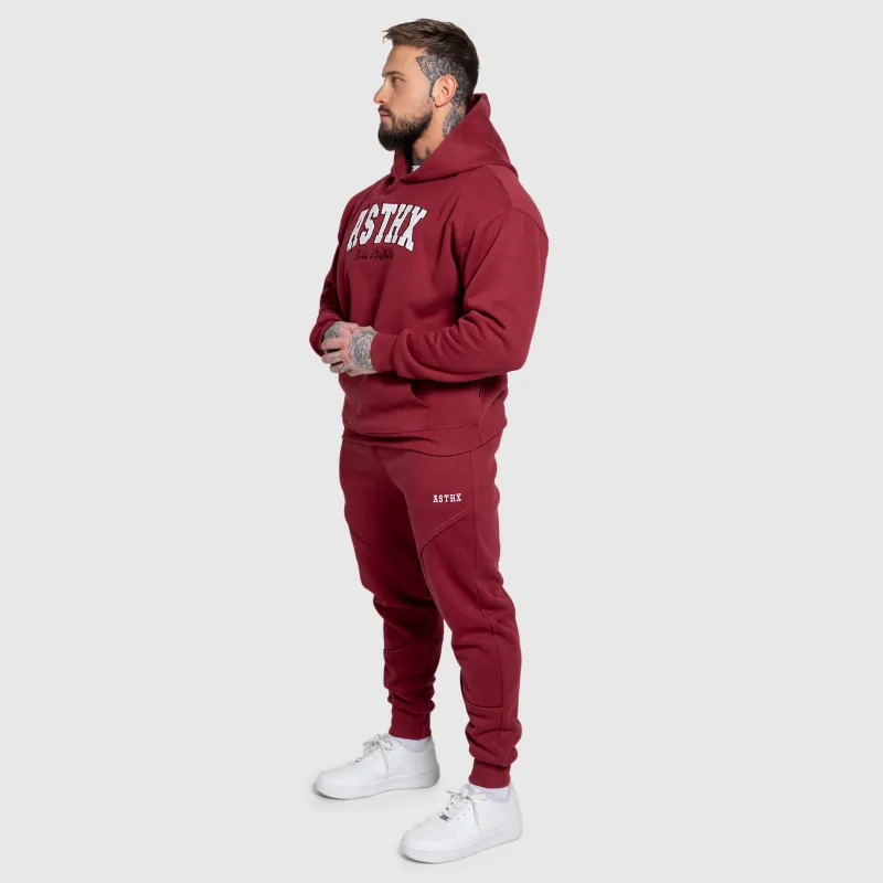 Melegítőszett Iron Aesthetics ASTHX, bordó-4