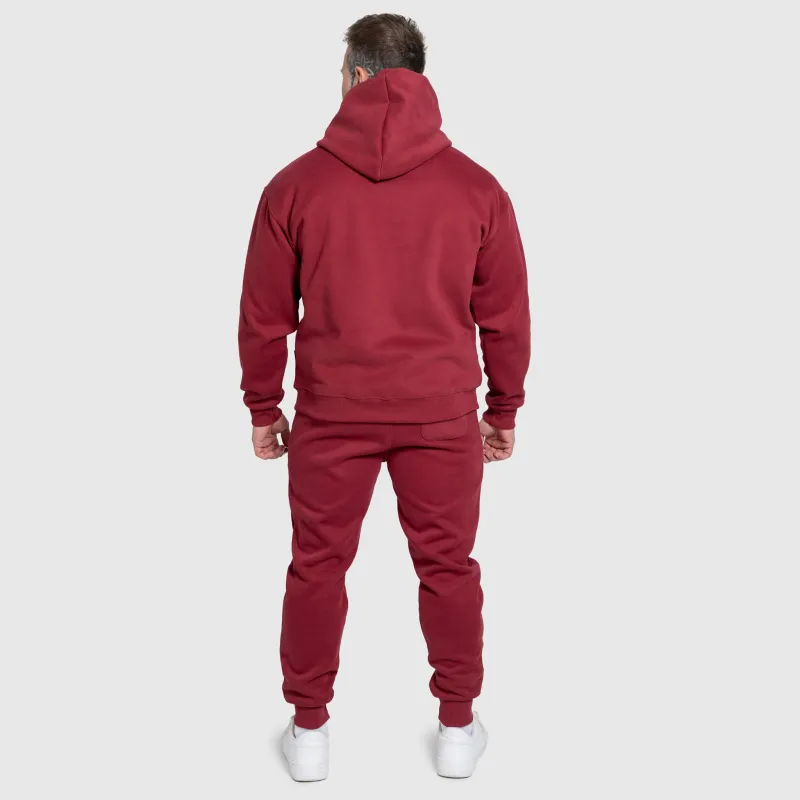 Melegítőszett Iron Aesthetics ASTHX, bordó-5