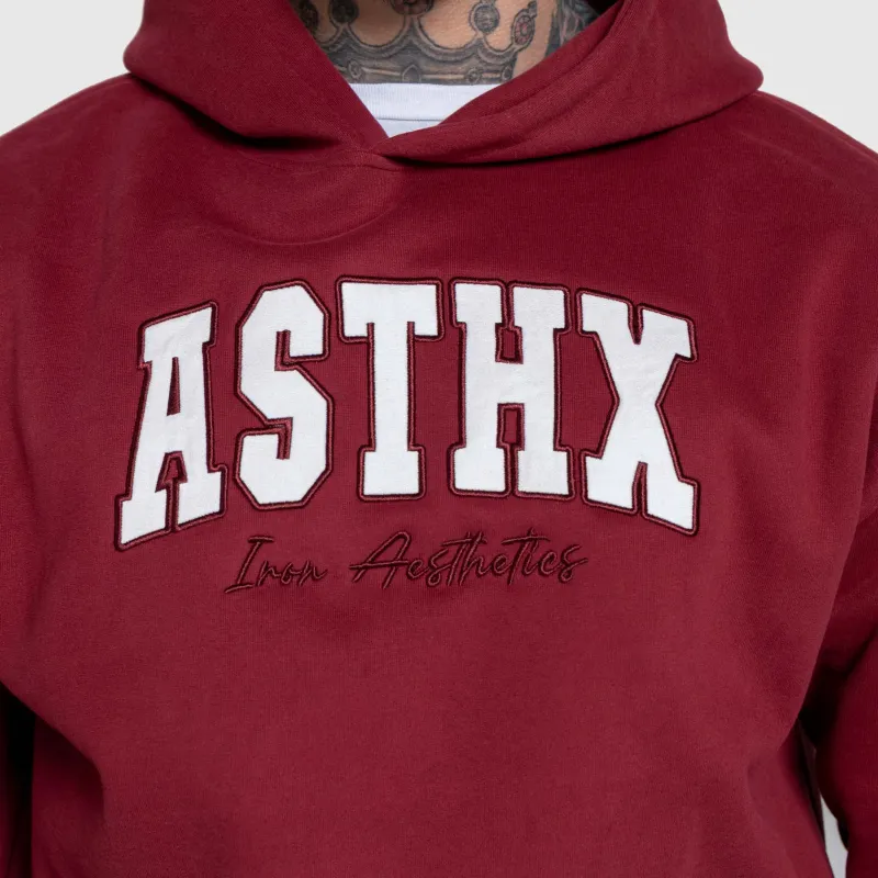 Melegítőszett Iron Aesthetics ASTHX, bordó-9