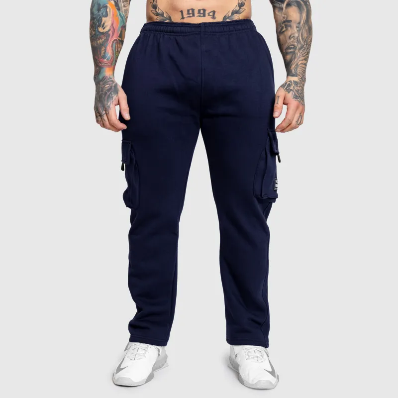 Férfi melegítőnadrág Iron Aesthetics Utility, navy-2