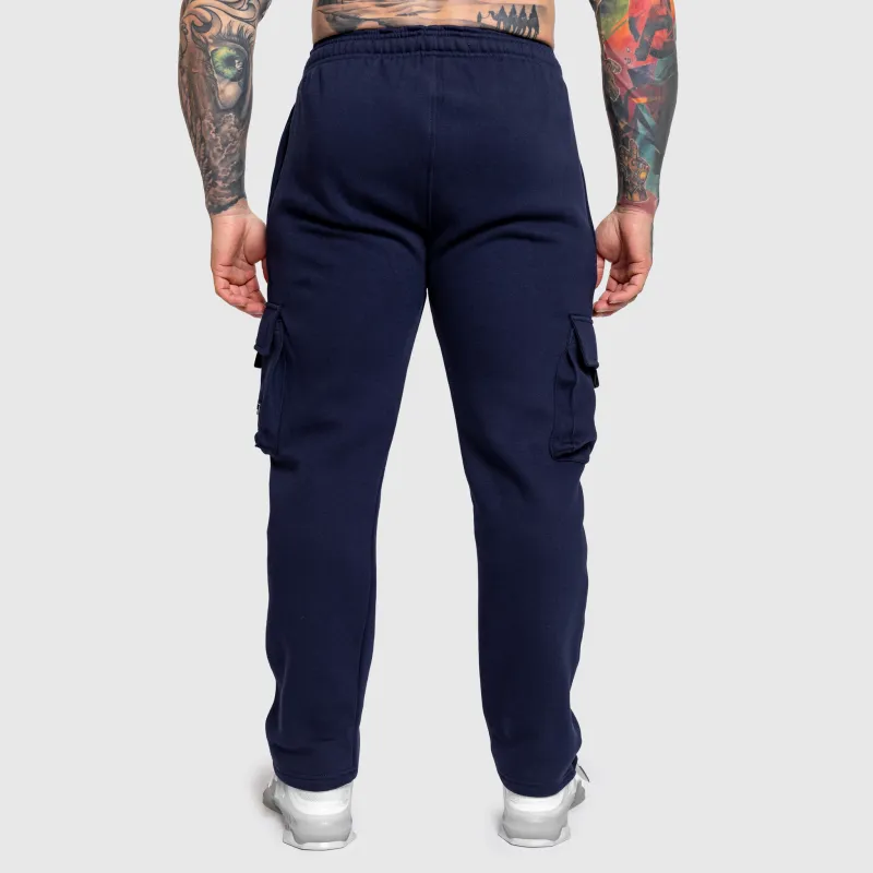 Férfi melegítőnadrág Iron Aesthetics Utility, navy-3