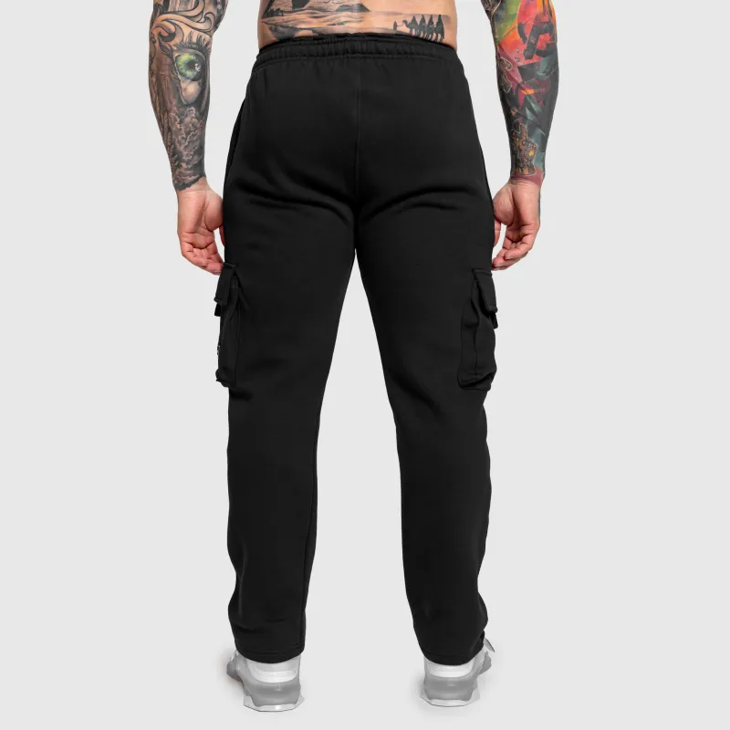 Férfi melegítőnadrág Iron Aesthetics Utility, fekete-4