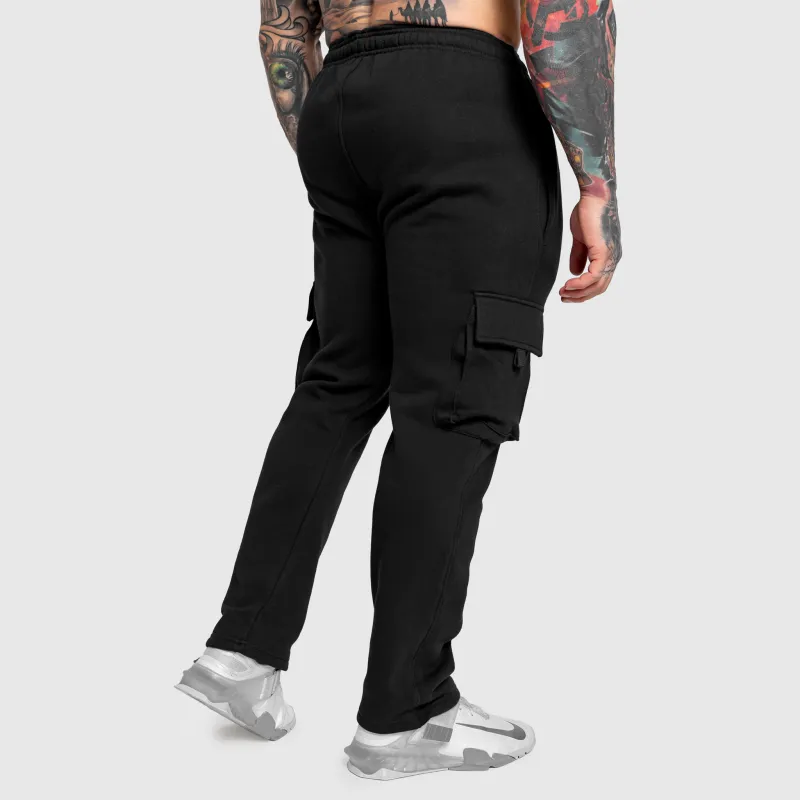 Férfi melegítőnadrág Iron Aesthetics Utility, fekete-5