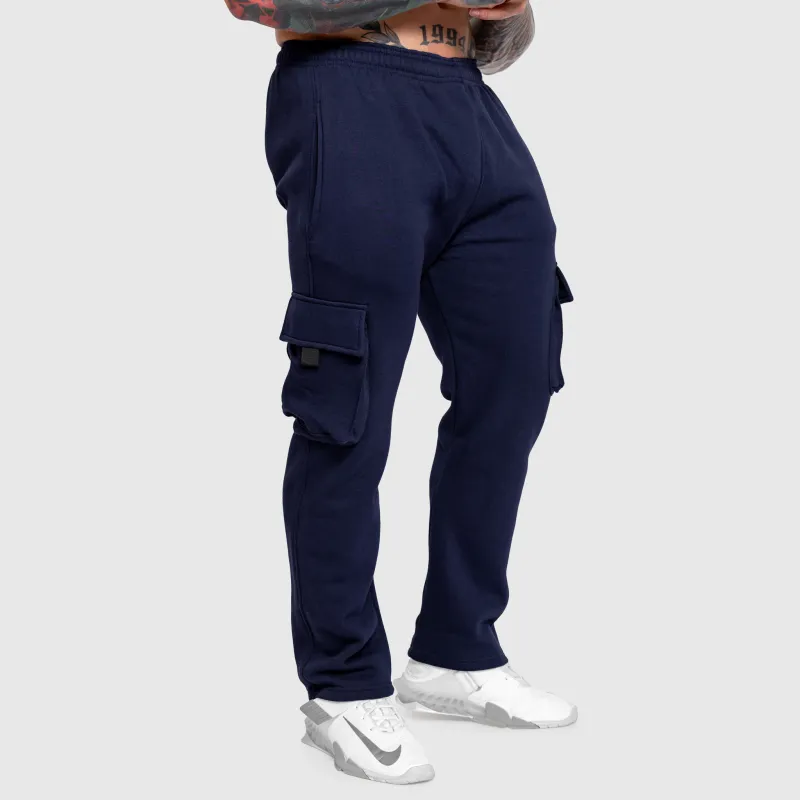 Férfi melegítőnadrág Iron Aesthetics Utility, navy-5