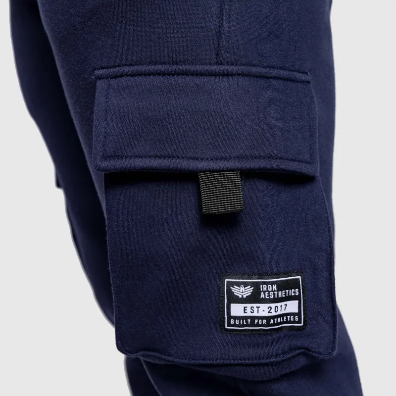 Férfi melegítőnadrág Iron Aesthetics Utility, navy-6
