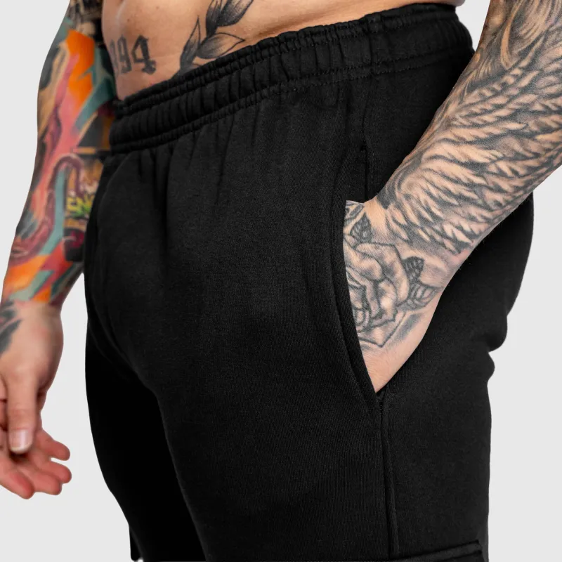 Férfi melegítőnadrág Iron Aesthetics Utility, fekete-10