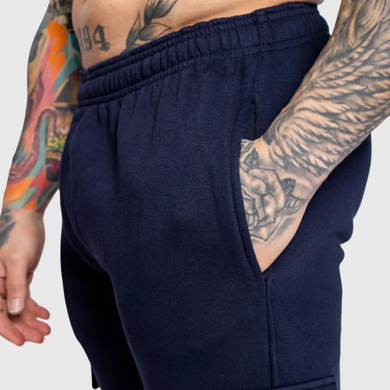 Férfi melegítőnadrág Iron Aesthetics Utility, navy-7