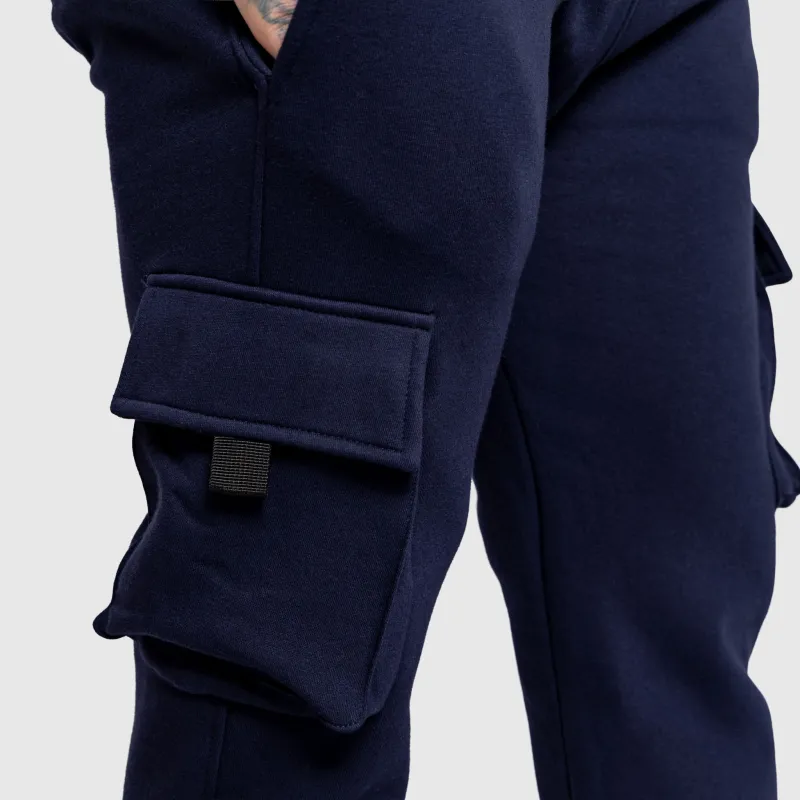 Férfi melegítőnadrág Iron Aesthetics Utility, navy-8