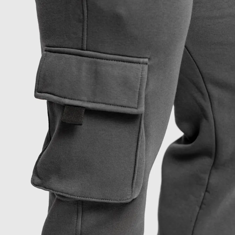 Férfi melegítőnadrág Iron Aesthetics Utility, szürke-9