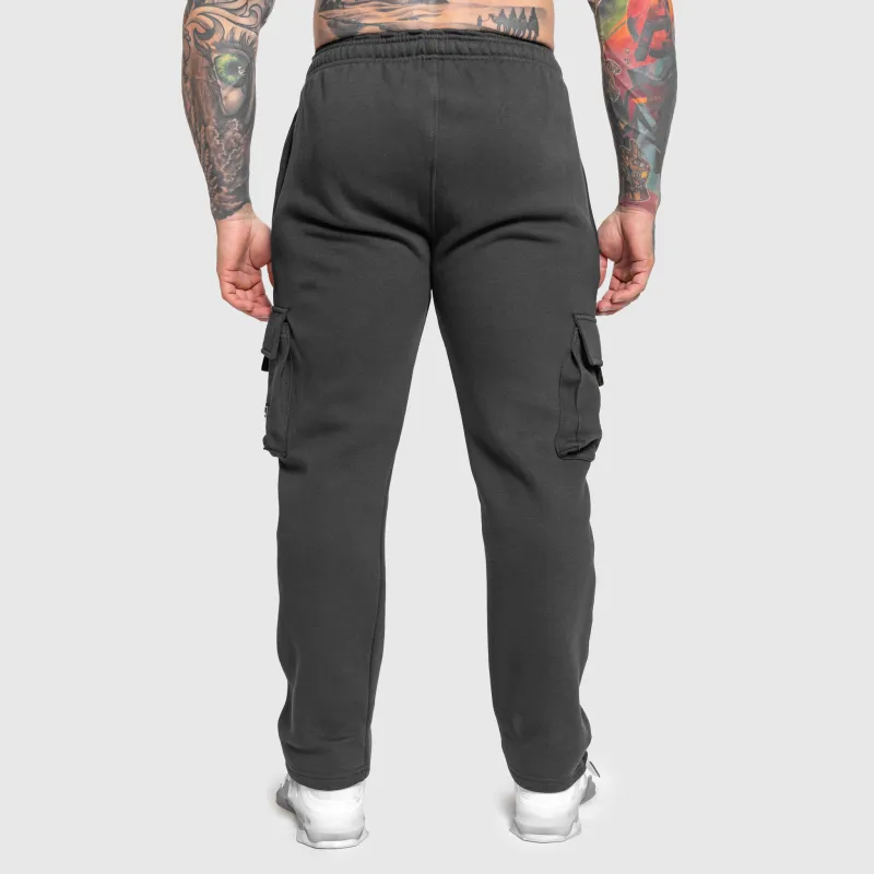 Férfi melegítőnadrág Iron Aesthetics Utility, szürke-5