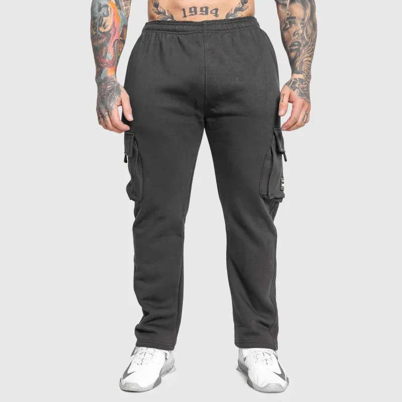 Férfi melegítőnadrág Iron Aesthetics Utility, szürke-3