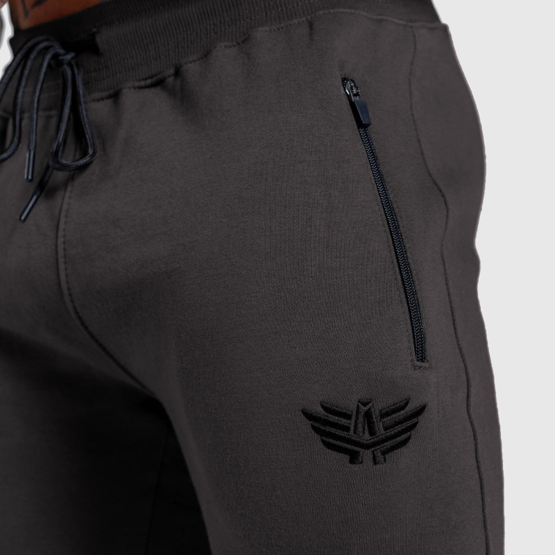 Jogger melegítőnadrág Iron Aesthetics Round, szürke · záber 8