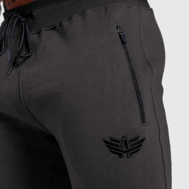 Jogger melegítőnadrág Iron Aesthetics Round, szürke-8
