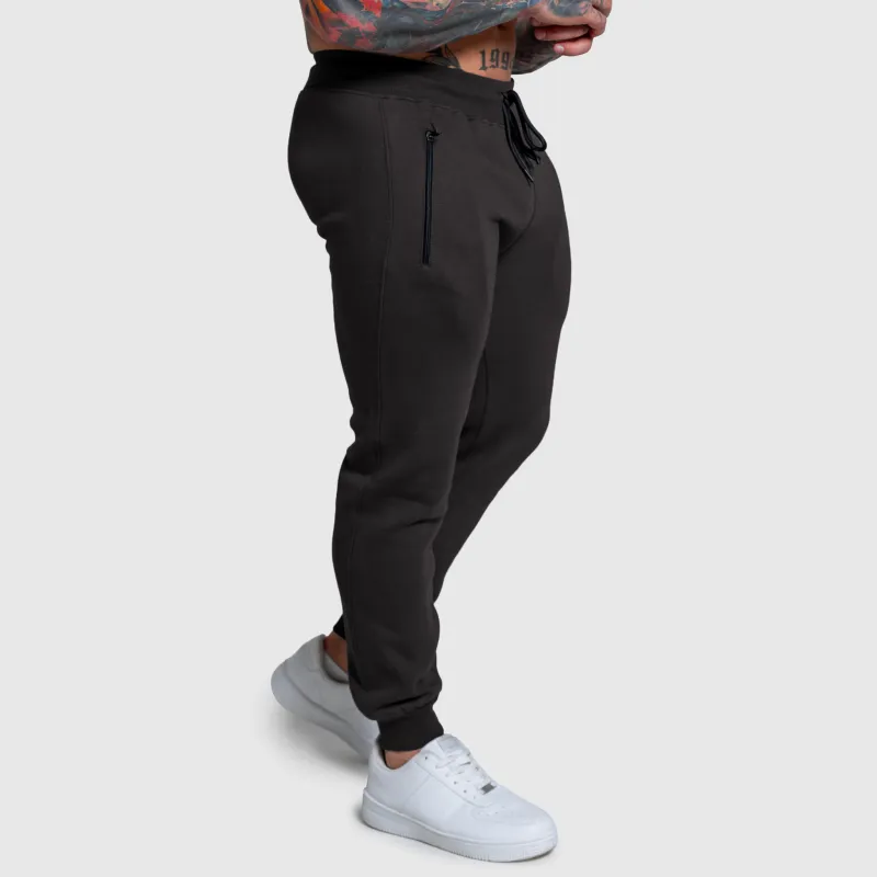 Jogger melegítőnadrág Iron Aesthetics Round, szürke-5