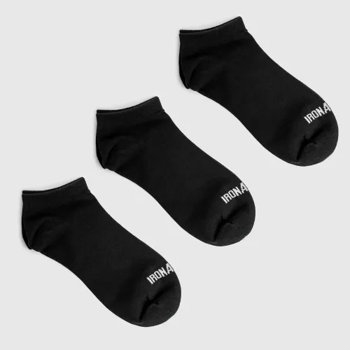 Zokni Iron Aesthetics ASTHX Ankle socks 3pack, fekete