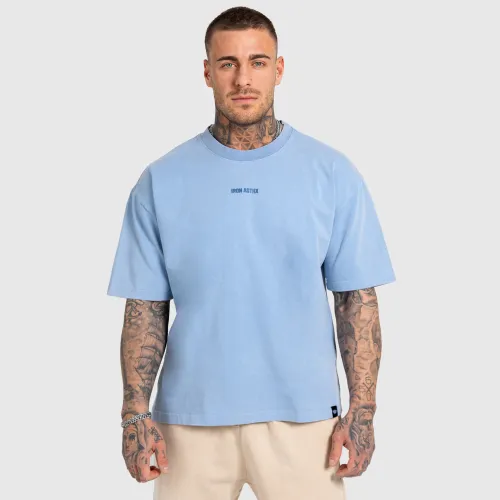 Férfi póló Iron Aesthetics X Washed, kék