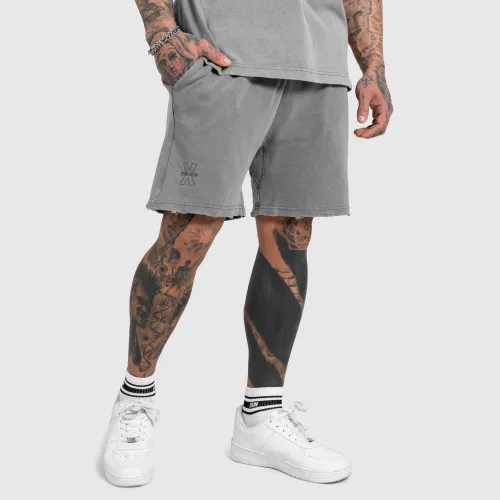 Férfi rövidnadrág X Washed, szürke
