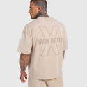 Férfi póló Iron Aesthetics X Washed, bézs