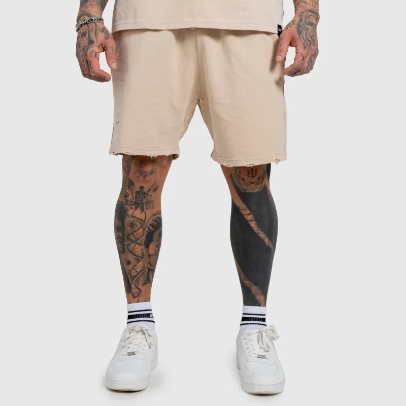 Férfi szett Iron Aesthetics X Washed, bézs-11