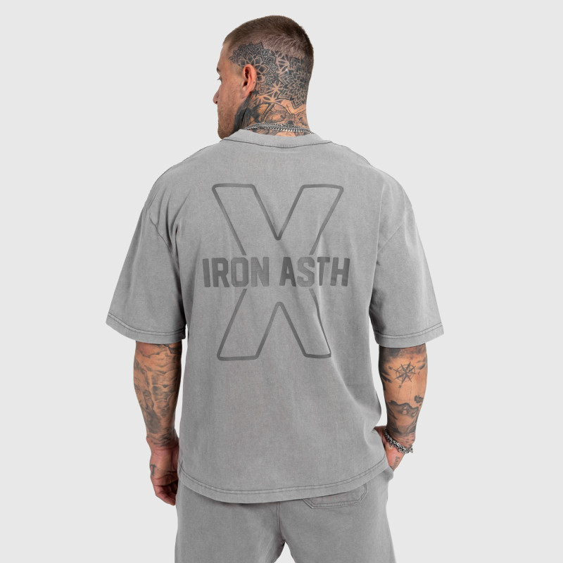 Férfi szett Iron Aesthetics X Washed, szürke · záber 9