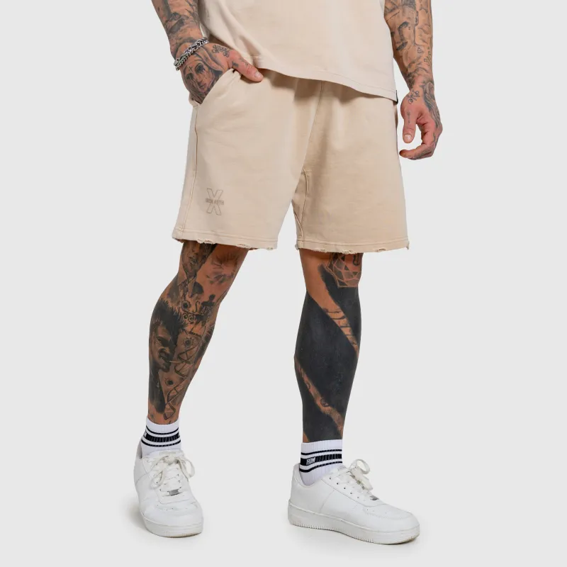 Férfi szett Iron Aesthetics X Washed, bézs-13