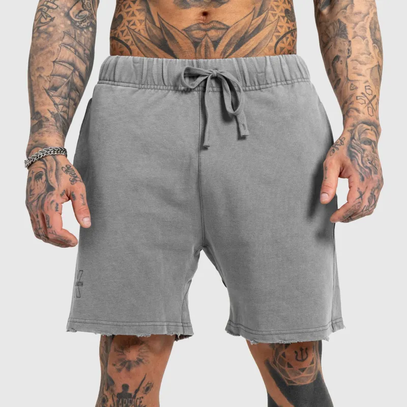 Férfi szett Iron Aesthetics X Washed, szürke-14