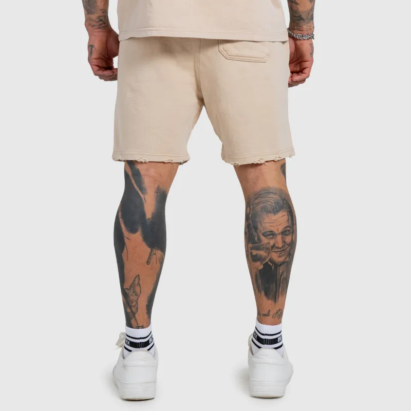 Férfi szett Iron Aesthetics X Washed, bézs-15
