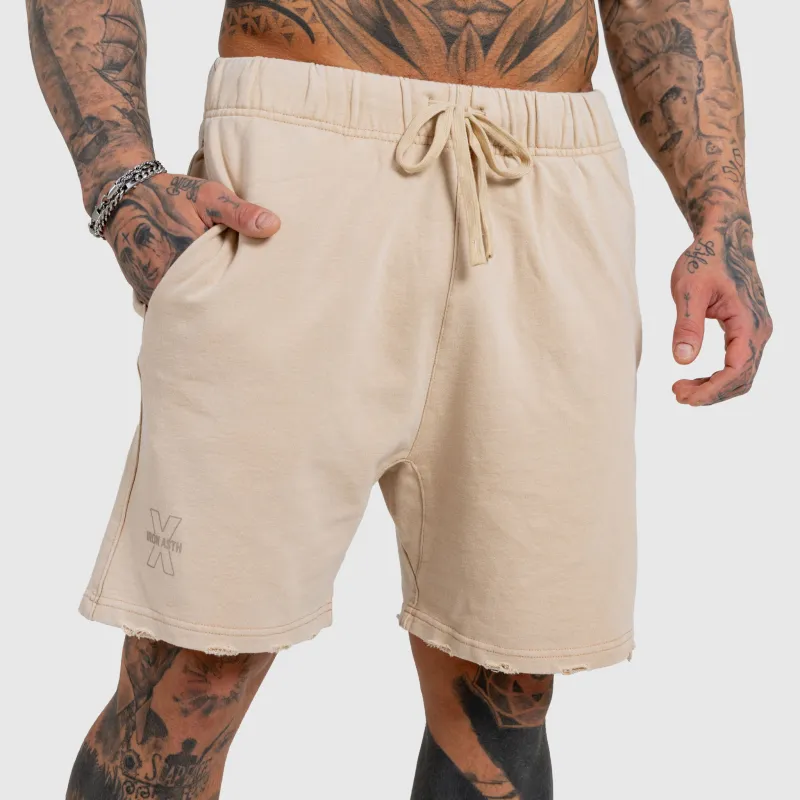 Férfi szett Iron Aesthetics X Washed, bézs-18