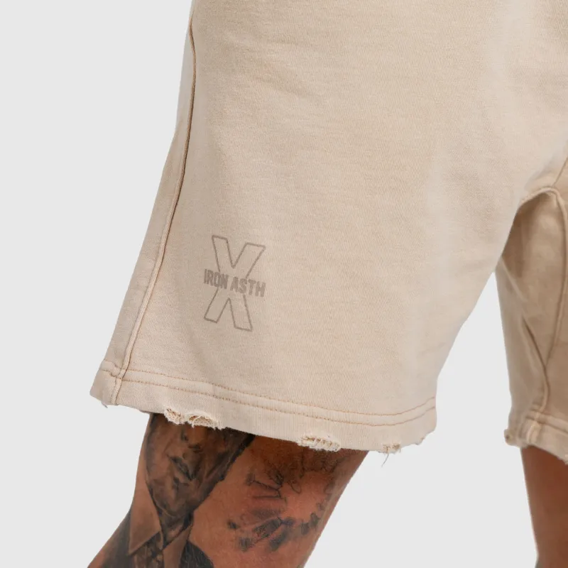 Férfi szett Iron Aesthetics X Washed, bézs-19